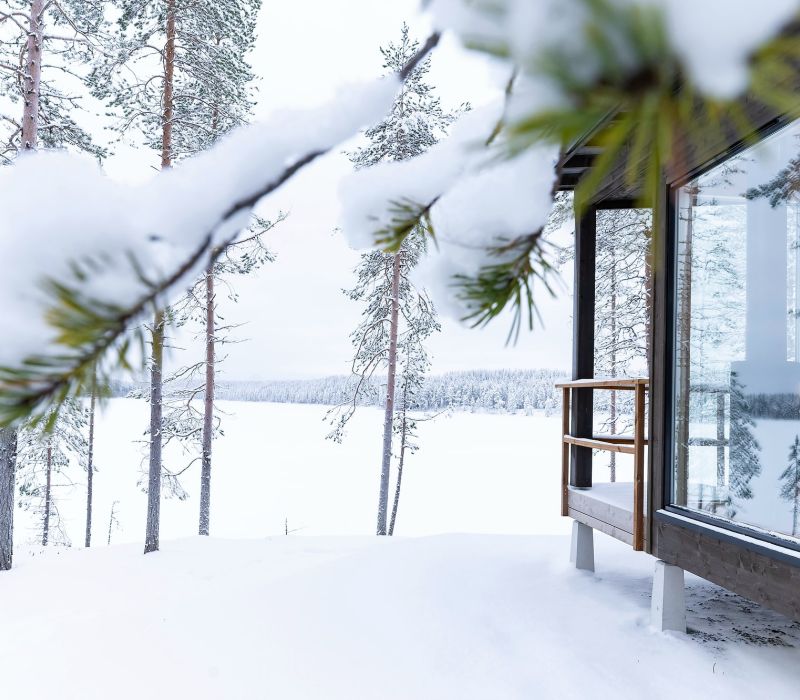 Pieni Rantahuvila näköala ulkoa