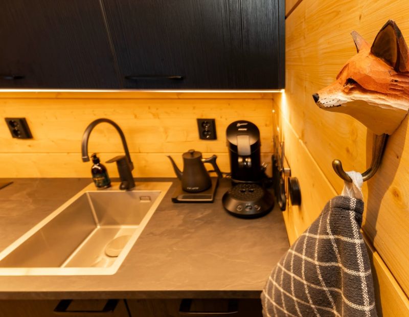 Pieni Rantahuvila keittiö